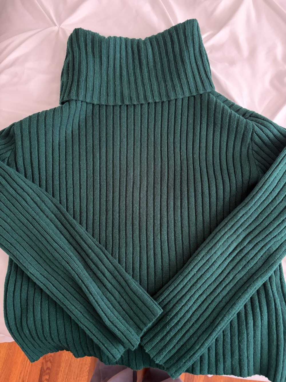 White House Black Market Ribbed Turtleneck Sweater